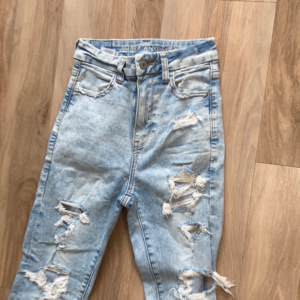 American Eagle Curvy super high rise jegging next level stretch size 00 short - Picture 5 of 17